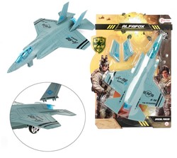 ALFAFOX Jet fighter military 23cm pull back 20,5x29,5cm